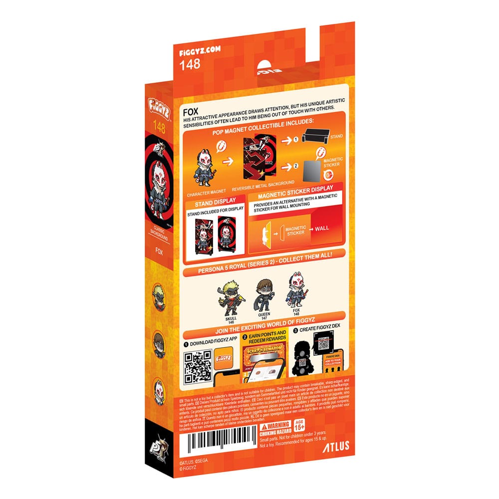 Persona 5 FiGGYZ Magnet-Sammelfigur Fox 11 cm Image 3