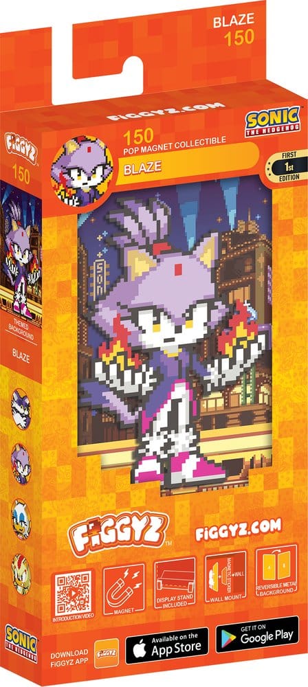 Sonic the Hedgehog (Modern) FiGGYZ Magnet-Sammelfigur Blaze the Cat 11 cm Image 2