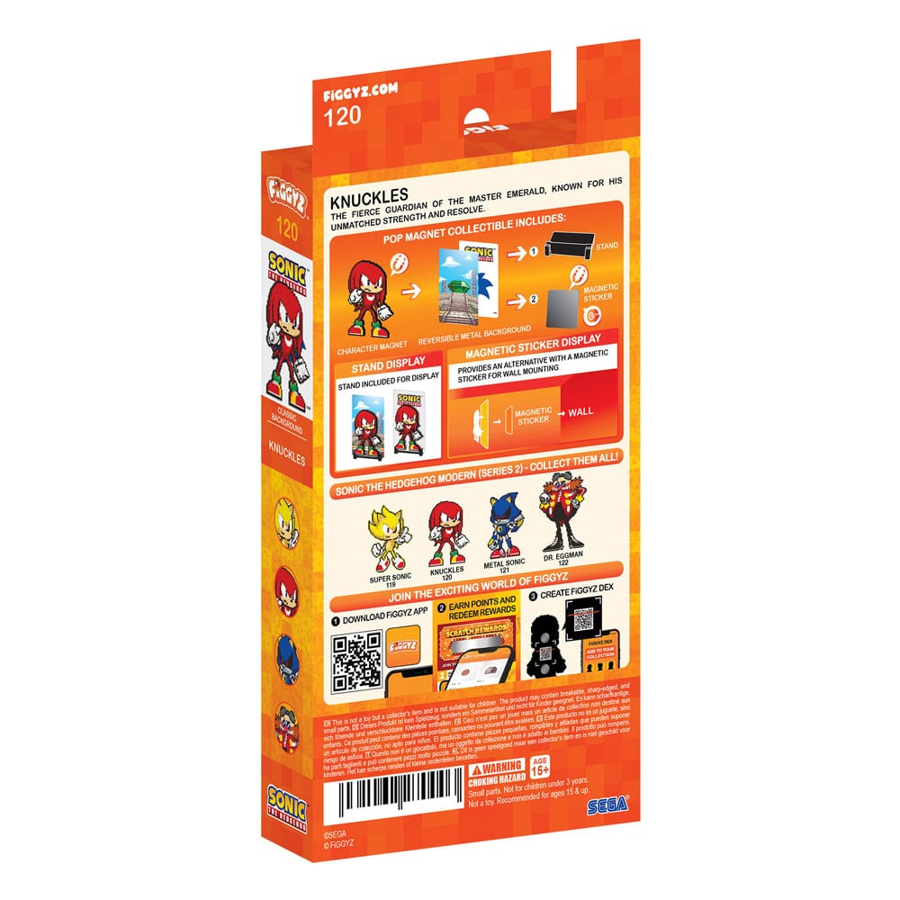 Sonic the Hedgehog (Modern) FiGGYZ Magnet-Sammelfigur Knuckles 11 cm Image 3