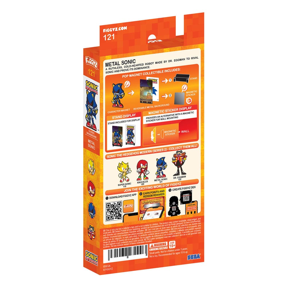 Sonic the Hedgehog (Modern) FiGGYZ Magnet-Sammelfigur Metal Sonic 11 cm Image 3
