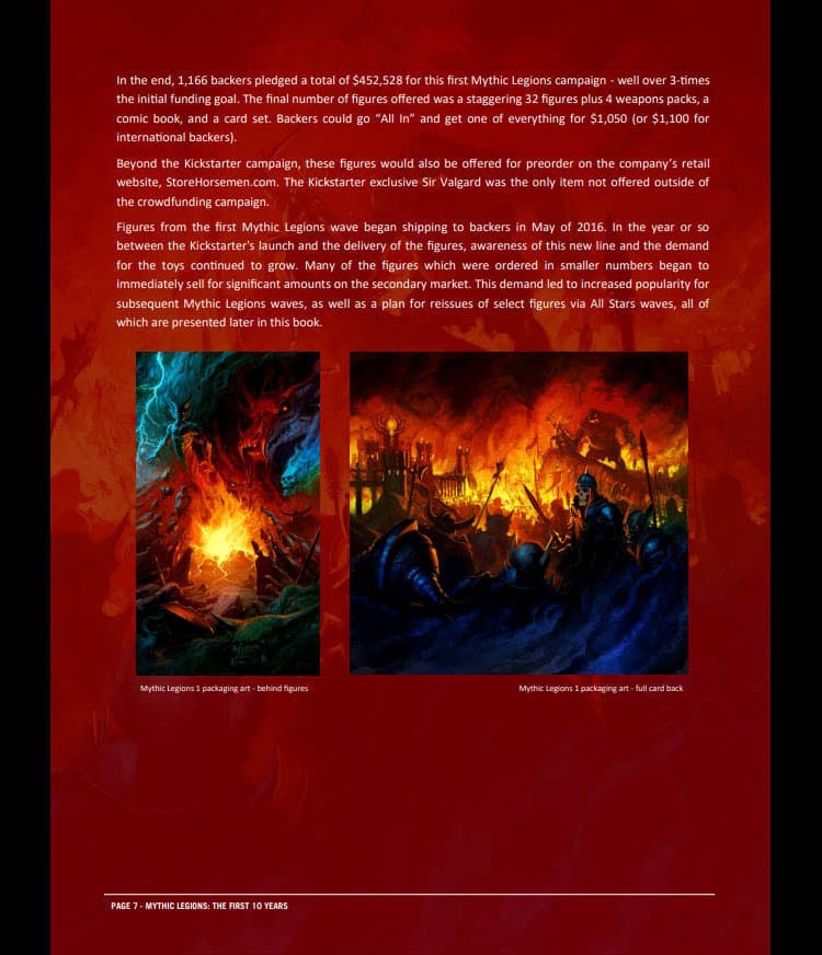 Mythic Legions: The First 10 Year Buch Hardcover *Englische Version* Image 11
