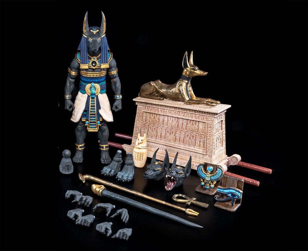 Figura Obscura Actionfigur Anubis Black & Blue Image 2