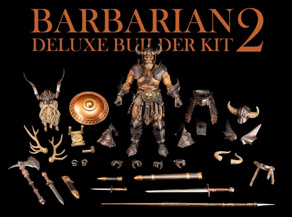 Mythic Legions: Reinforcement 3 Zubehör-Set für Actionfiguren Barbarian Builder Kit 2 Deluxe Image 1
