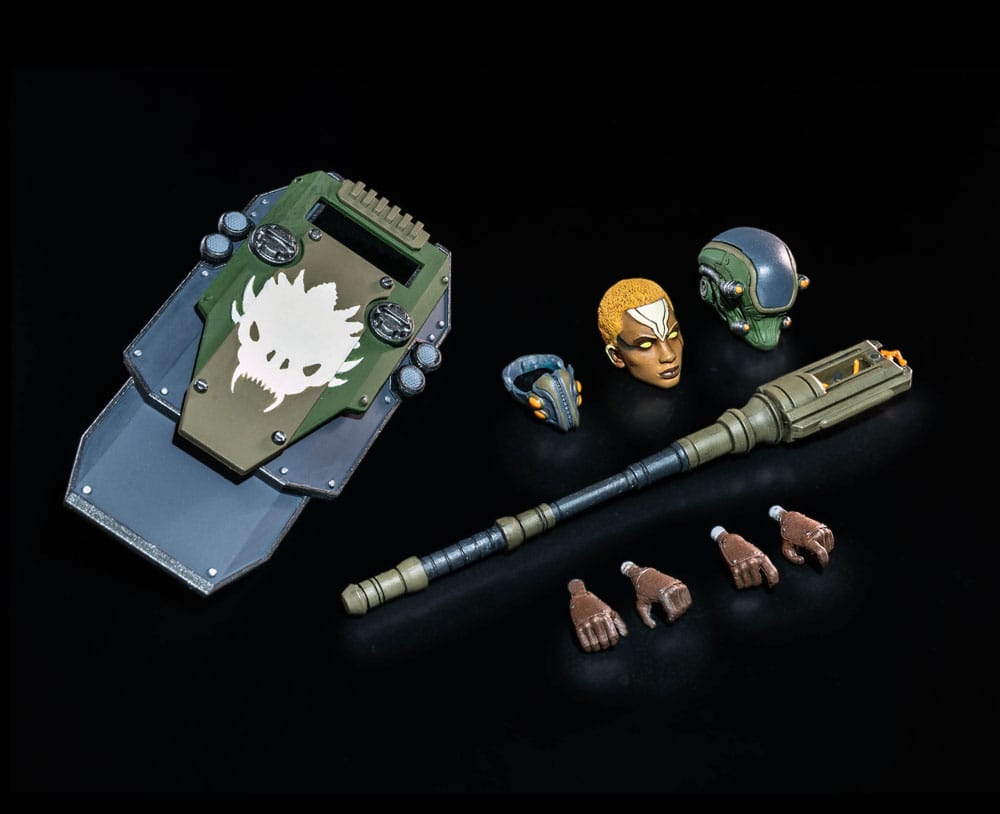 Cosmic Legions: OxKrewe Book Two Harrow Zone Actionfigur Jobara Kee 18 cm Image 2