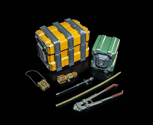 Cosmic Legions: OxKrewe Book Two Harrow Zone Zubehör-Set für Actionfiguren Wasteland Survival Set Image