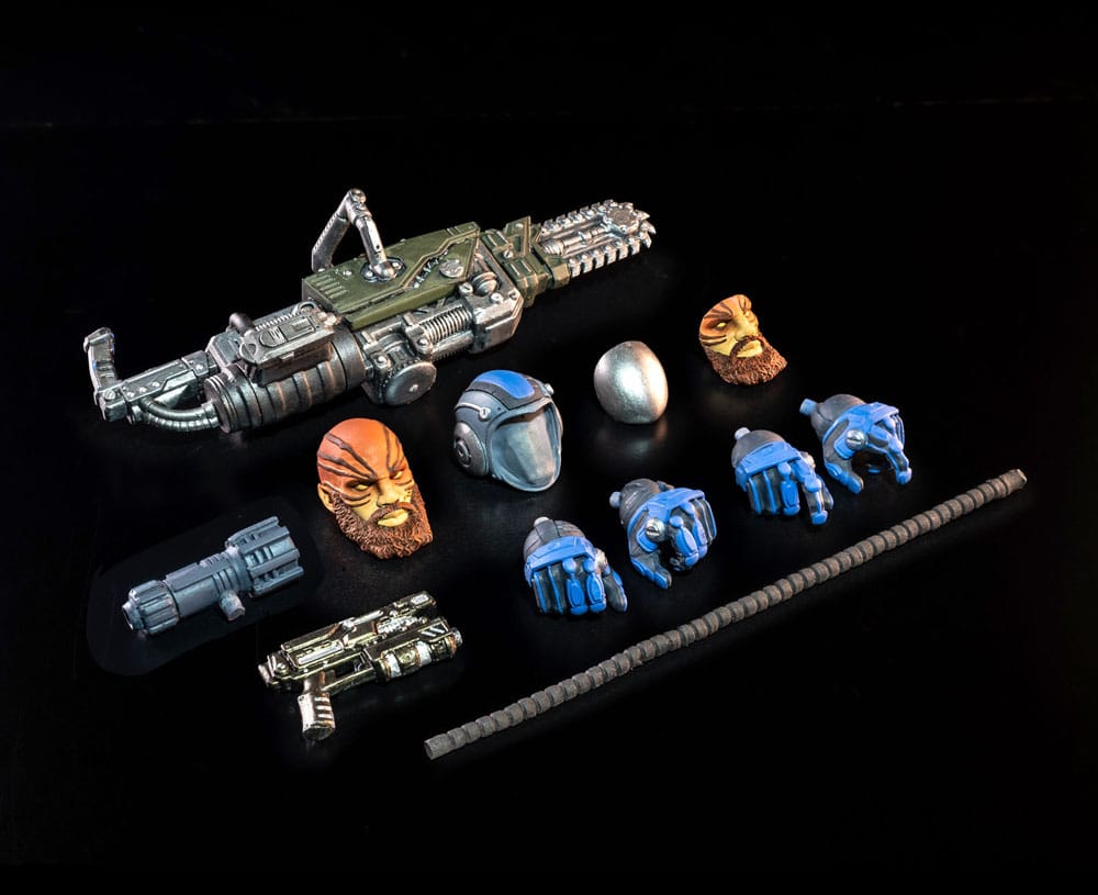 Cosmic Legions: OxKrewe Book One Thraxxon Actionfigur Vellok Speer (Deluxe) Image 3