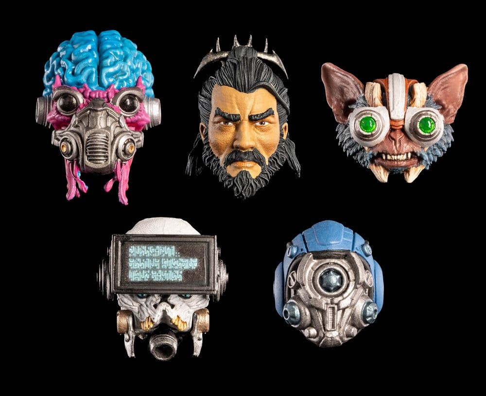 Cosmic Legions Zubehör-Set für Actionfiguren Heads Pack Image 1