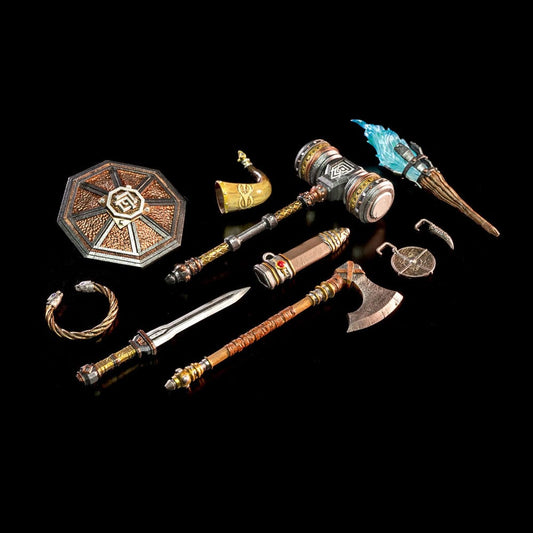 Mythic Legions: Rising Sons Zubehör-Set für Actionfiguren Dwarf Weapons Image