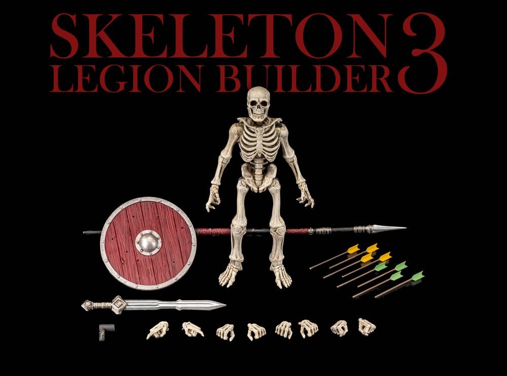 Mythic Legions: Reinforcement 3 Actionfigur Skeleton Legion Builder 3 Image 1