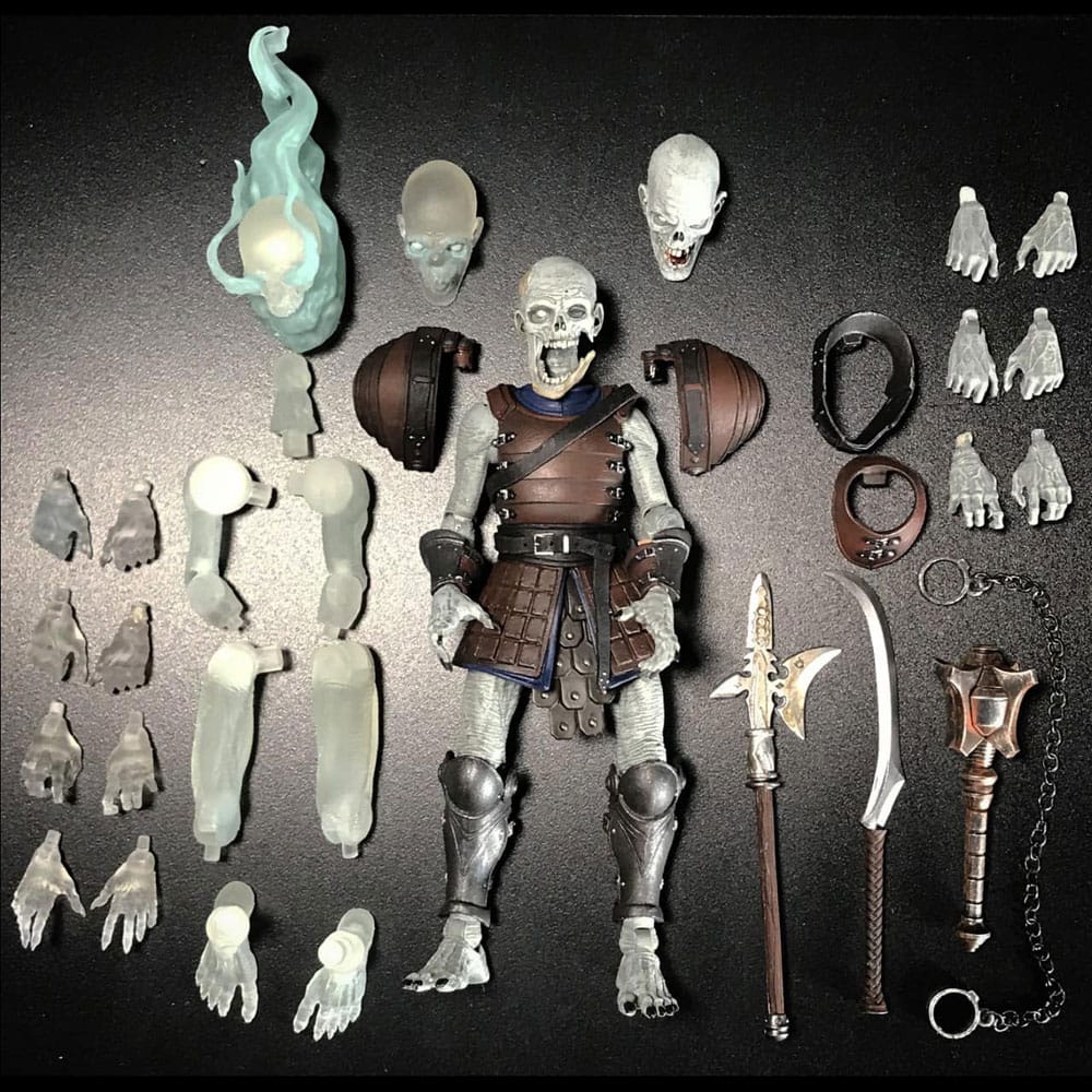 Mythic Legions: Necronominus Actionfigur Undead Builder Pack (Deluxe) 15 cm Image 1