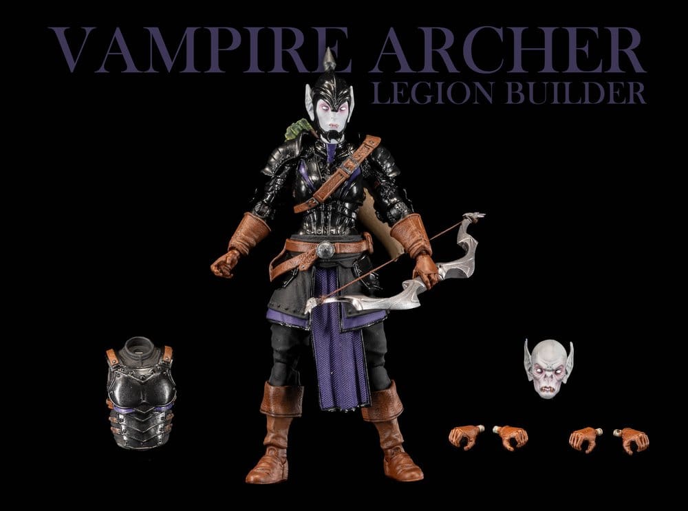 Mythic Legions: Reinforcement 3 Actionfigur Vampire Archer Legion Builder Image 2