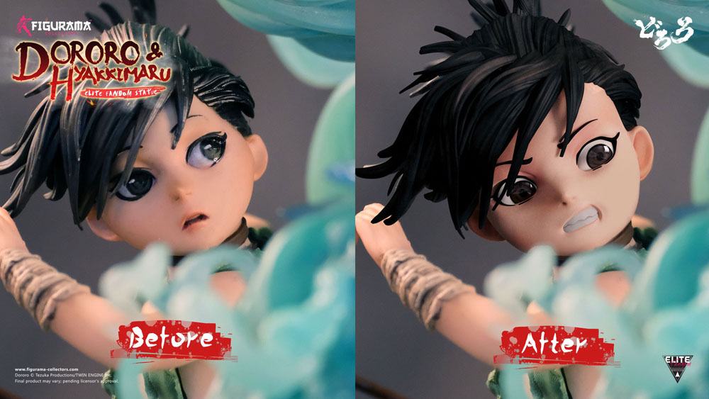 Dororo Elite Fandom Diorama 1/6 Dororo & Hyakkimaru 48 cm Image 15