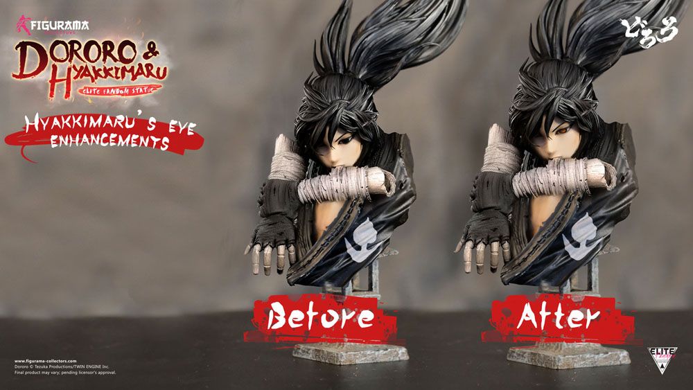 Dororo Elite Fandom Diorama 1/6 Dororo & Hyakkimaru 48 cm Image 19