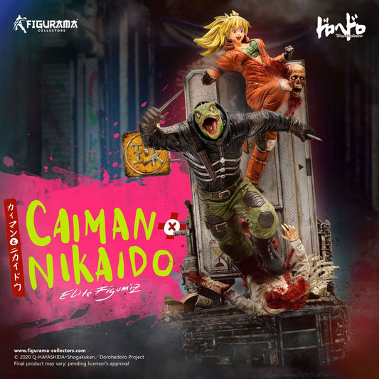 Dorohedoro Elite FigumiZ Diorama 1/8 Caiman & Nikaido 37 cm Image 2