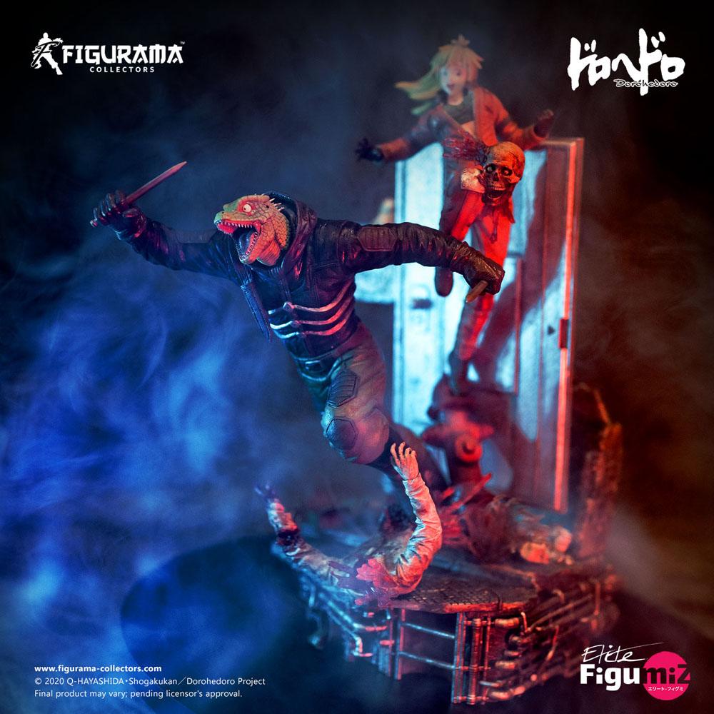 Dorohedoro Elite FigumiZ Diorama 1/8 Caiman & Nikaido 37 cm Image 4