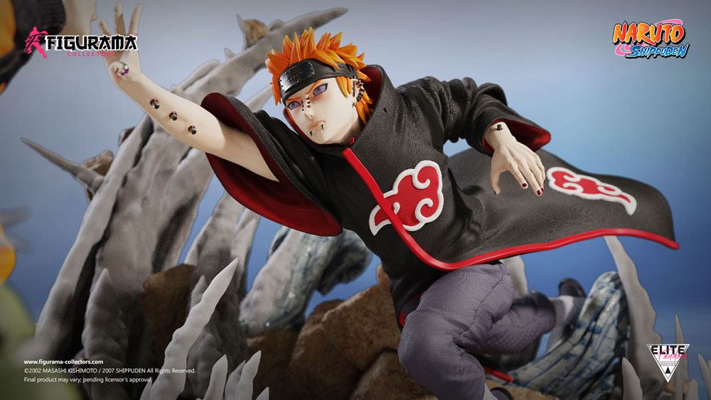 Naruto Elite Fandom Diorama 1/6 Naruto vs. Pain 69 cm Image 10