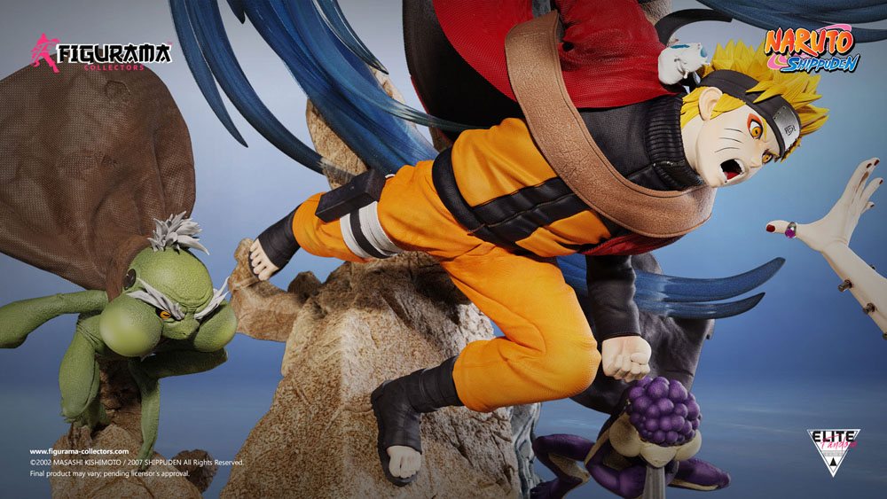 Naruto Elite Fandom Diorama 1/6 Naruto vs. Pain 69 cm Image 14