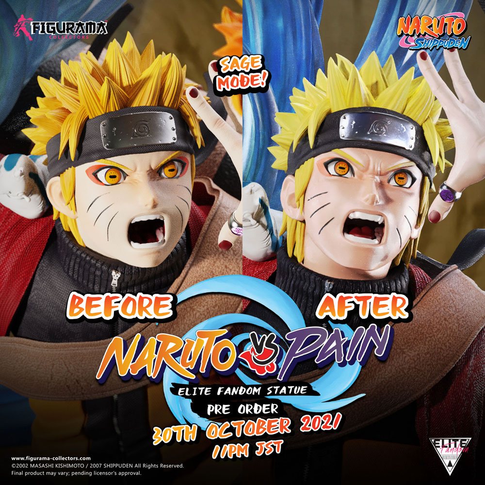 Naruto Elite Fandom Diorama 1/6 Naruto vs. Pain 69 cm Image 15