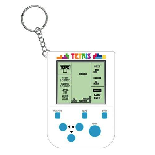 Tetris Mini Retro Handheld Videospiel-Schlüsselanhänger Image 1