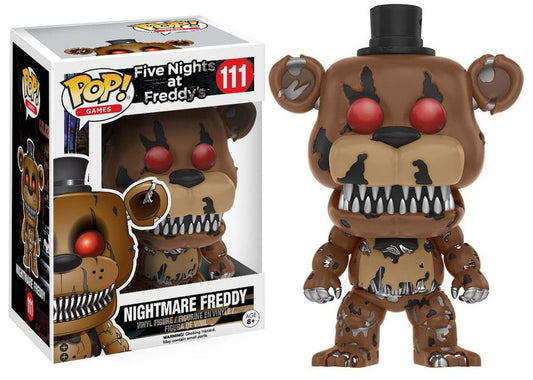 Five Nights at Freddy's POP! Games Vinyl Figur Nightmare Freddy 9 cm Image