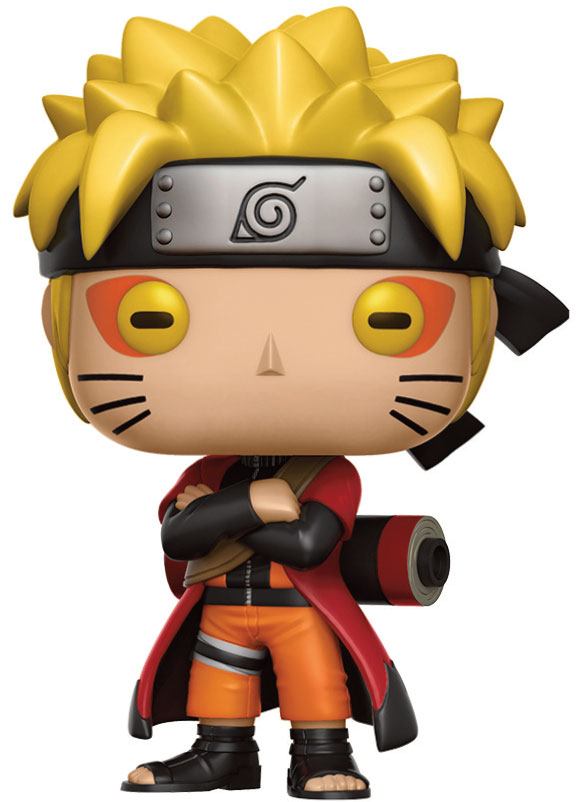 Naruto Shippuden POP! Animation Vinyl Figur Naruto (Sage Mode) 9 cm Image