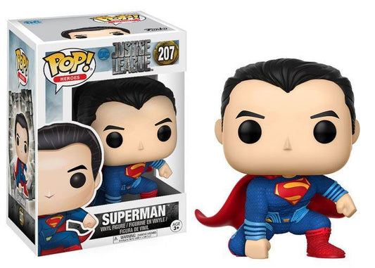 Justice League Movie POP! Movies Vinyl Figur Superman (Landing Pose) 9 cm Image