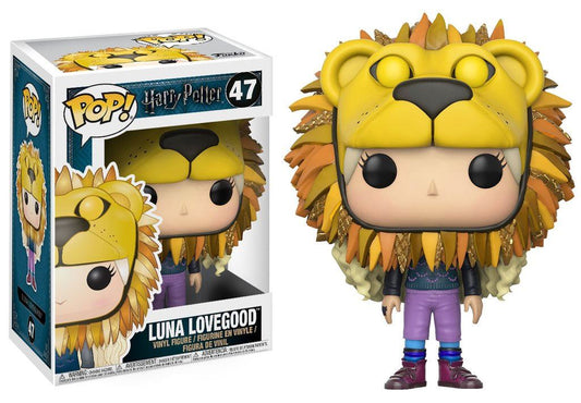 Harry Potter POP! Movies Vinyl Figur Luna Lovegood with Lion Head 9 cm Image