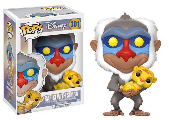 Der König der Löwen POP! Disney Vinyl Figur Rafiki & Simba 9 cm Image
