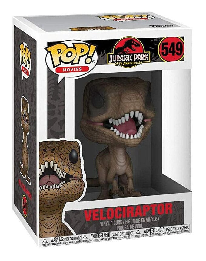 Jurassic Park POP! Movies Vinyl Figur Velociraptor 9 cm Image 2