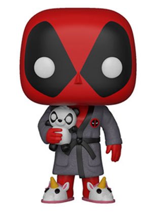 Deadpool Parody POP! Marvel Vinyl Figur Deadpool in Robe 9 cm Image