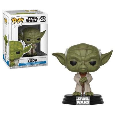 Star Wars Clone Wars POP! Vinyl Wackelkopf-Figur Yoda 9 cm Image