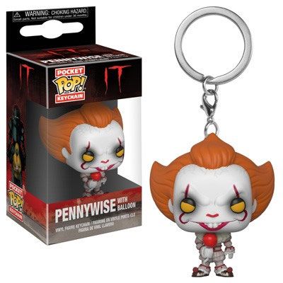 Stephen Kings Es 2017 Pocket POP! Vinyl Schlüsselanhänger Pennywise with Balloon 4 cm Image