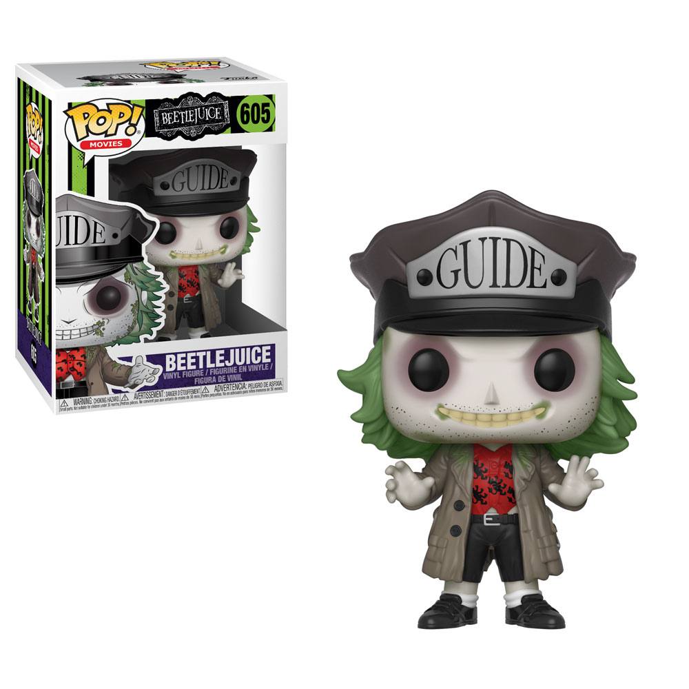 Beetlejuice POP! Horror Vinyl Figur Beetlejuice Guide Hat 9 cm Image
