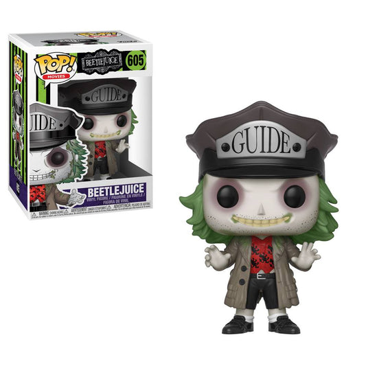 Beetlejuice POP! Horror Vinyl Figur Beetlejuice Guide Hat 9 cm Image
