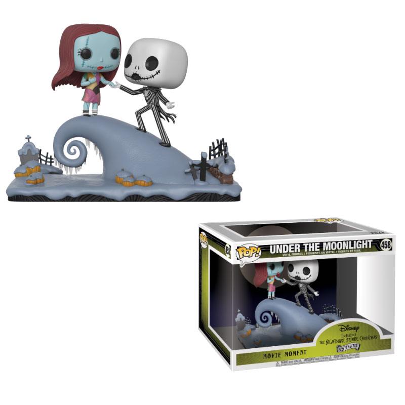 Nightmare before Christmas POP! Movie Moments Vinyl Wackelkopf Figuren 2er-Pack Jack & Sally 9 cm Image