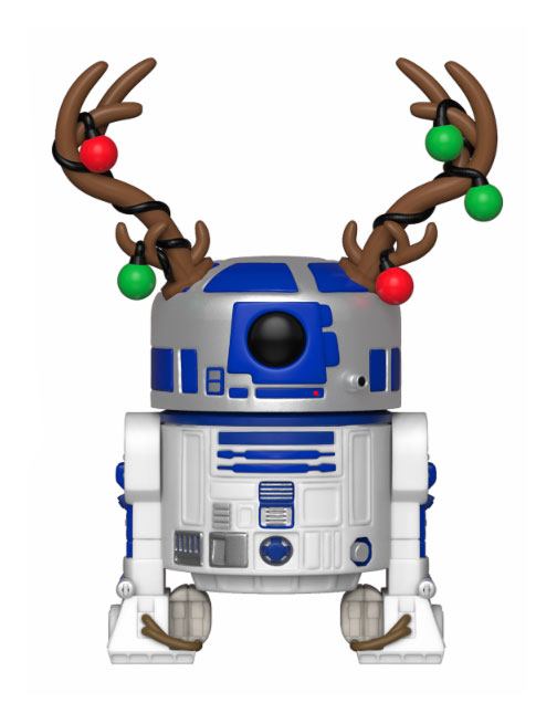 Star Wars POP! Vinyl Wackelkopf-Figur Holiday R2-D2 9 cm Image