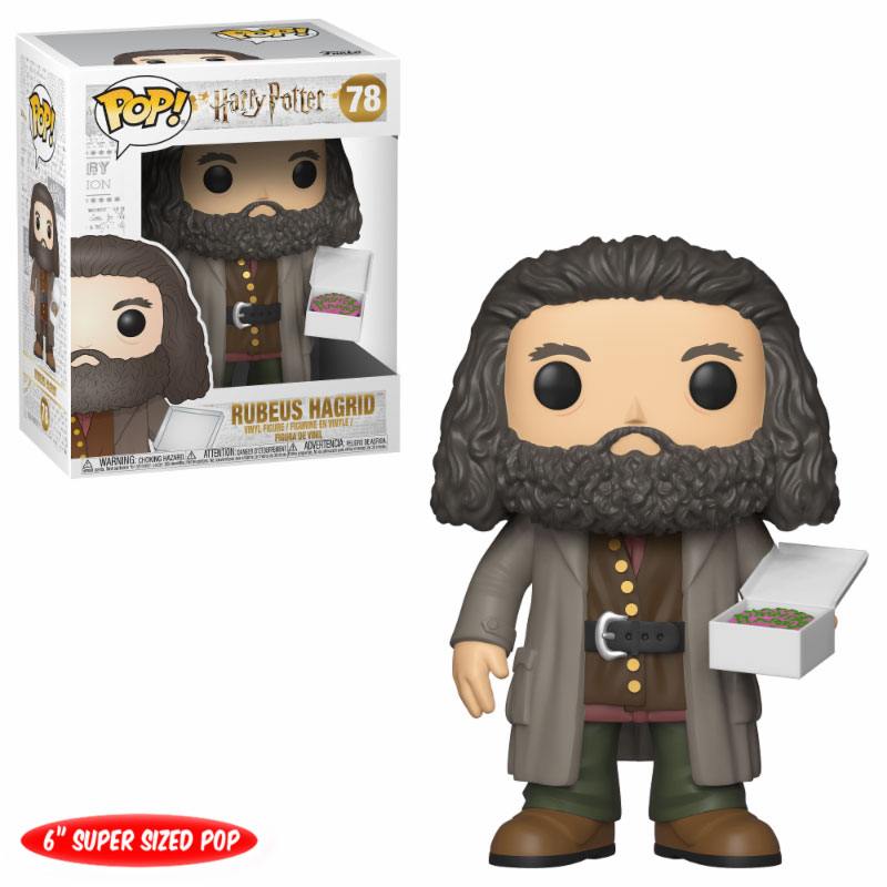 Harry Potter Super Sized POP! Movies Vinyl Figur Hagrid with Cake 14 cm Image
