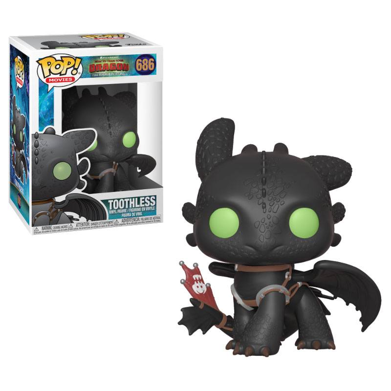Drachenzähmen leicht gemacht 3 POP! Vinyl Figur Toothless 9 cm Image