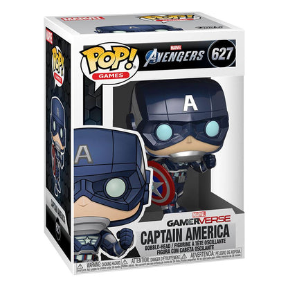 Marvel's Avengers (2020 video game) POP! Marvel Vinyl Figur Captain America 9 cm Image 2