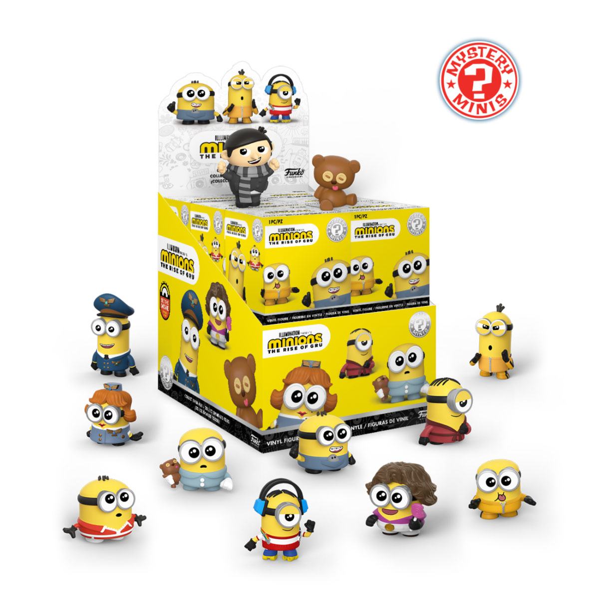 Minions II Mystery Minis Vinyl Minifiguren 6 cm Display (12) Image