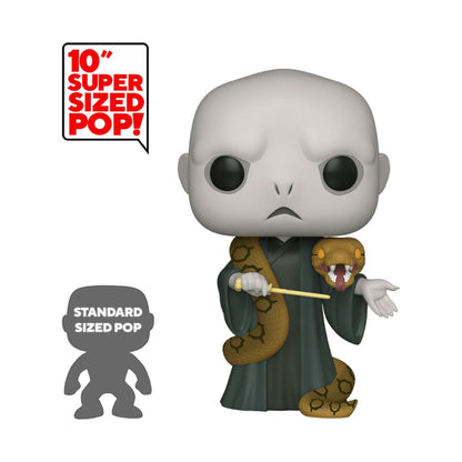 Harry Potter Super Sized POP! Movies Vinyl Figur Voldemort w/Nagini 25 cm Image 1