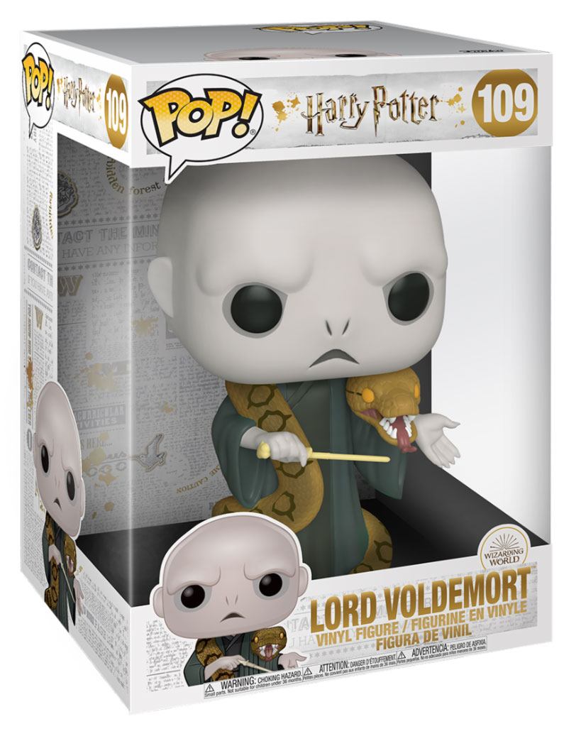 Harry Potter Super Sized POP! Movies Vinyl Figur Voldemort w/Nagini 25 cm Image 2