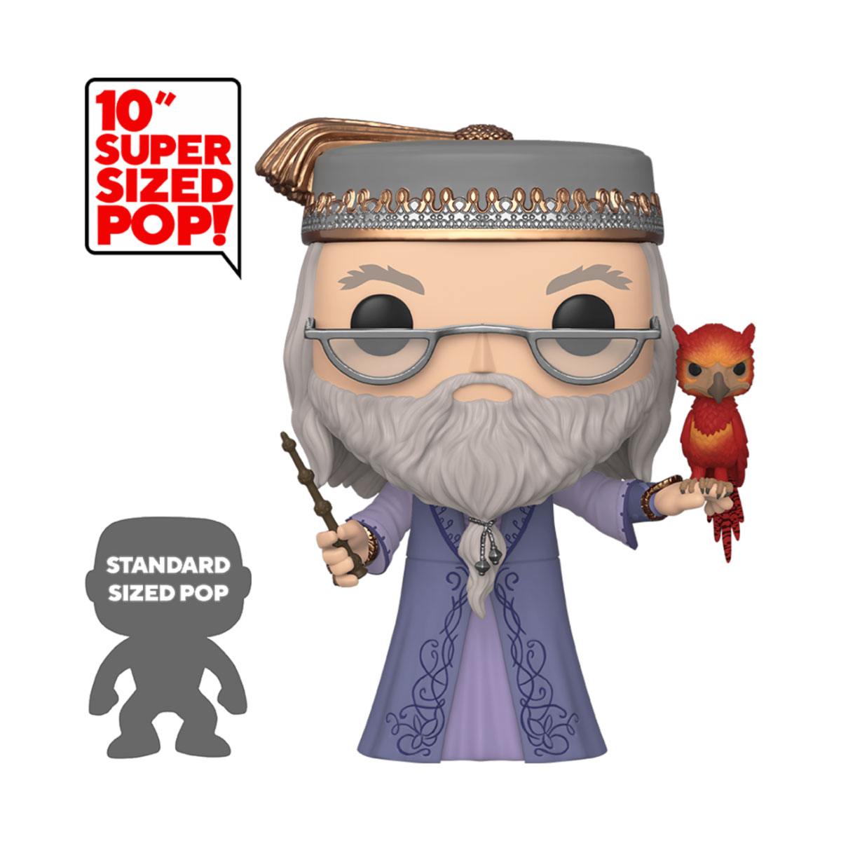 Harry Potter Super Sized POP! Movies Vinyl Figur Dumbledore 25 cm Image 1