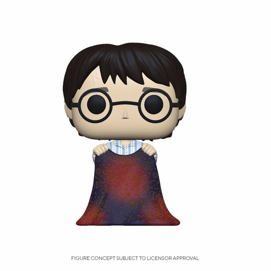 Harry Potter POP! Movies Vinyl Figur Harry w/Invisibility Cloak 9 cm Image