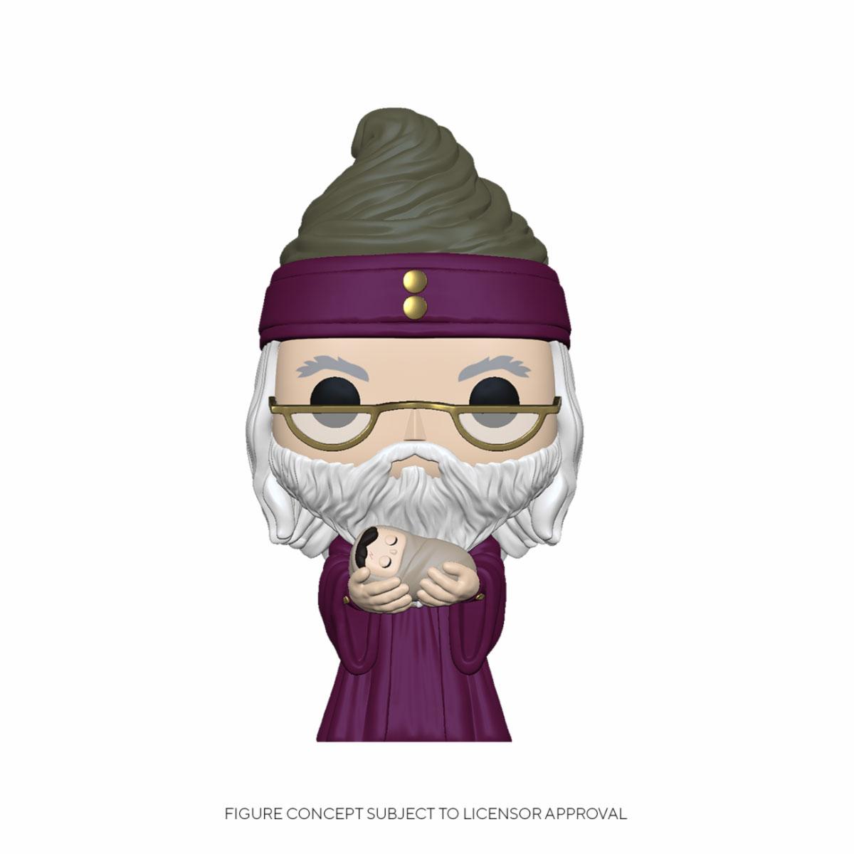 Harry Potter POP! Movies Vinyl Figur Dumbledore w/Baby Harry 9 cm Image