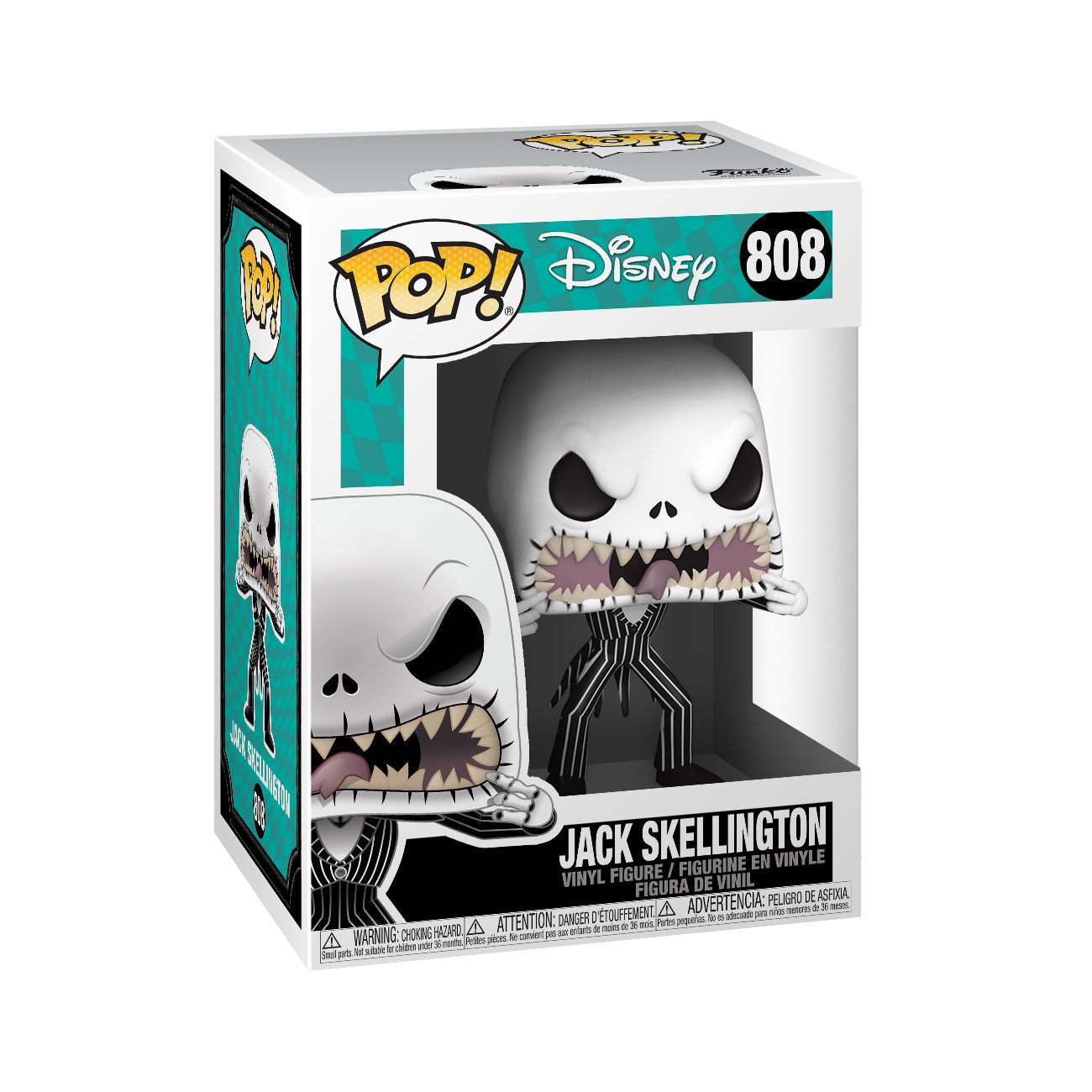 Nightmare before Christmas POP! Disney Vinyl Figur Jack (Scary Face) 9 cm Image 2
