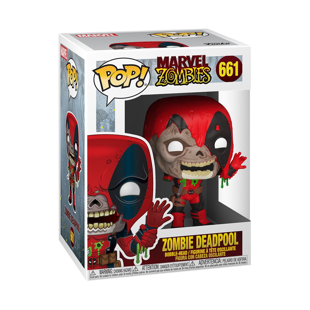 Marvel POP! Vinyl Figur Zombie Deadpool 9 cm Image 2