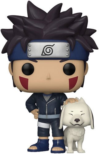 Naruto POP! Animation Vinyl Figur Kiba w/Akamaru 9 cm Image