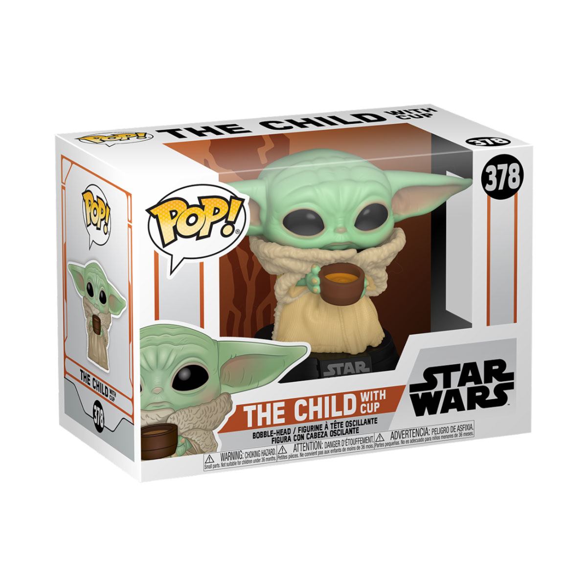 The Mandalorian POP! Star Wars Vinyl Figur The Child w/ Cup 9 cm Image 2