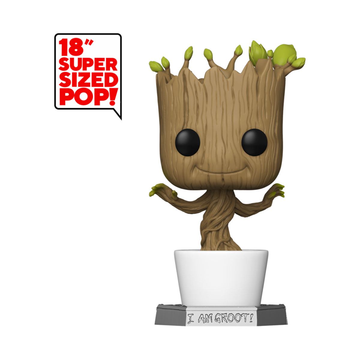 Guardians of the Galaxy Super Sized POP! Marvel Vinyl Figur Dancing Groot 46 cm Image 1